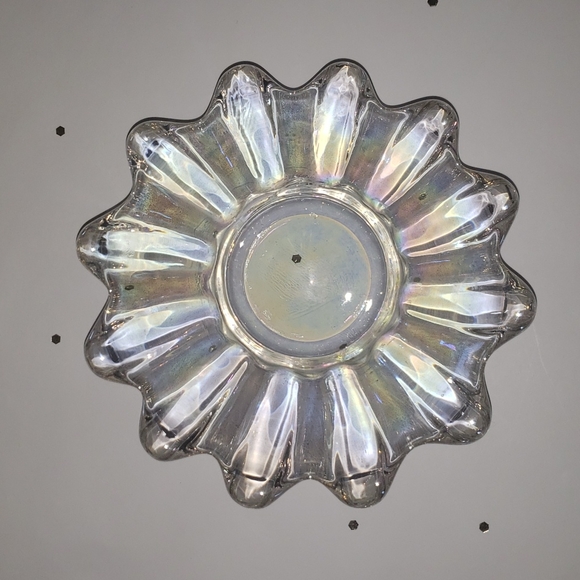 Gold Glitter Unscented Home Candle with Glass Dish - Picture 4 of 6